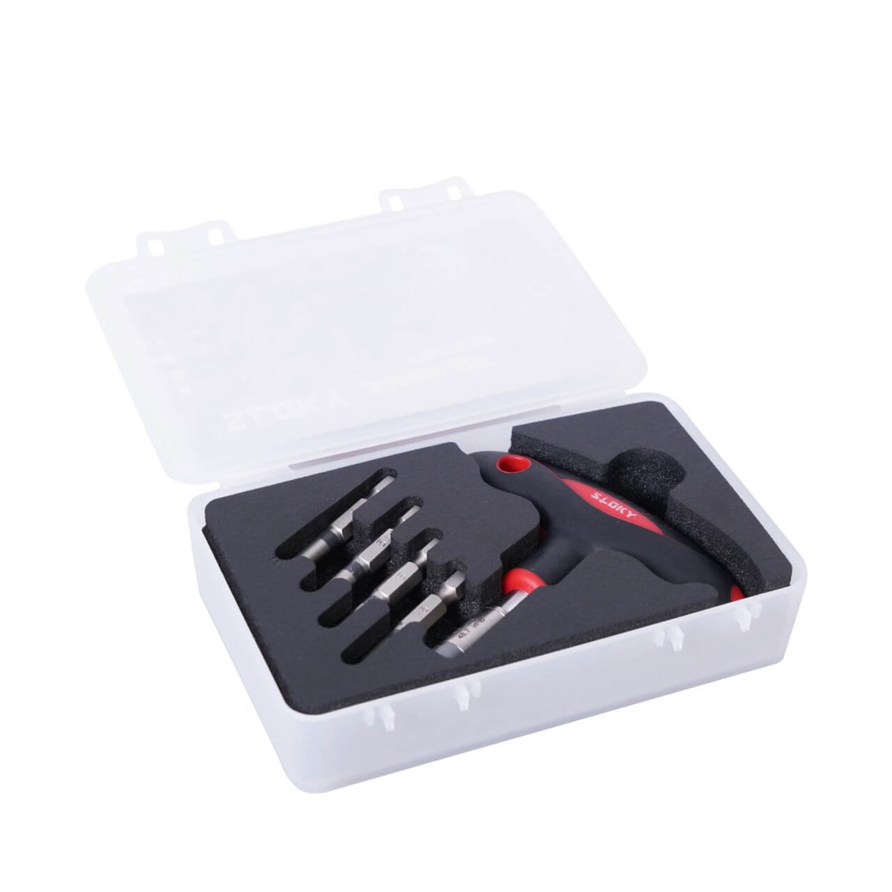 Picture of Sloky/Accf International Inc Sts-Hx-St-4.0 4mm Driver Torx-Hex Bit 5-Pc Set